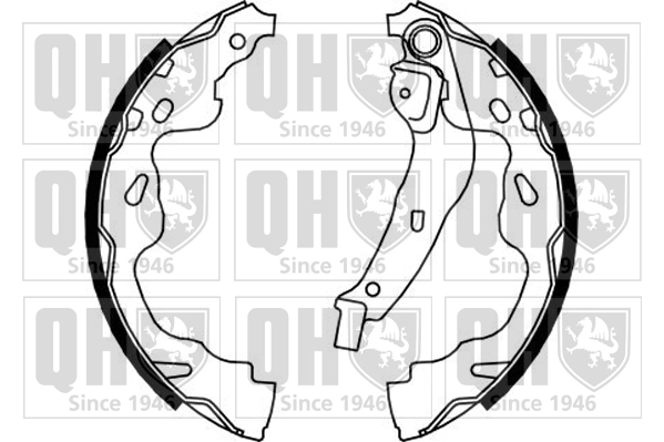 QUINTON HAZELL fékpofakészlet - BS1155 - TothCarparts
