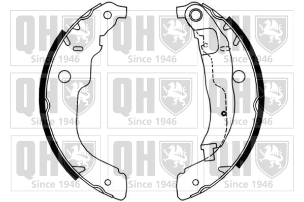 QUINTON HAZELL fékpofakészlet - BS1187 - TothCarparts