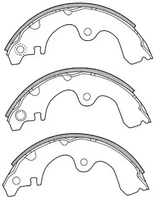 SB fékpofakészlet - BS21321 - TothCarparts