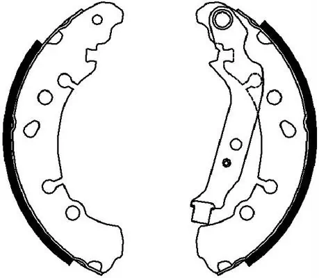 SB fékpofakészlet - BS21622 - TothCarparts