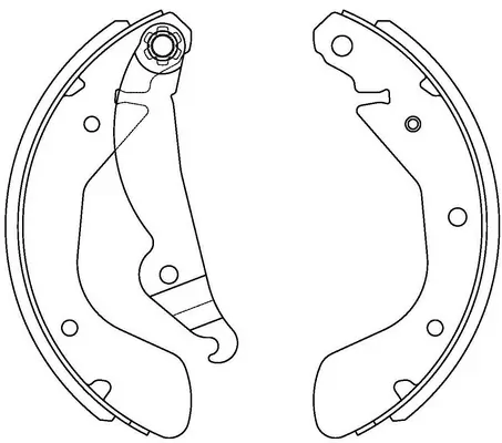 SB fékpofakészlet - BS34533 - TothCarparts