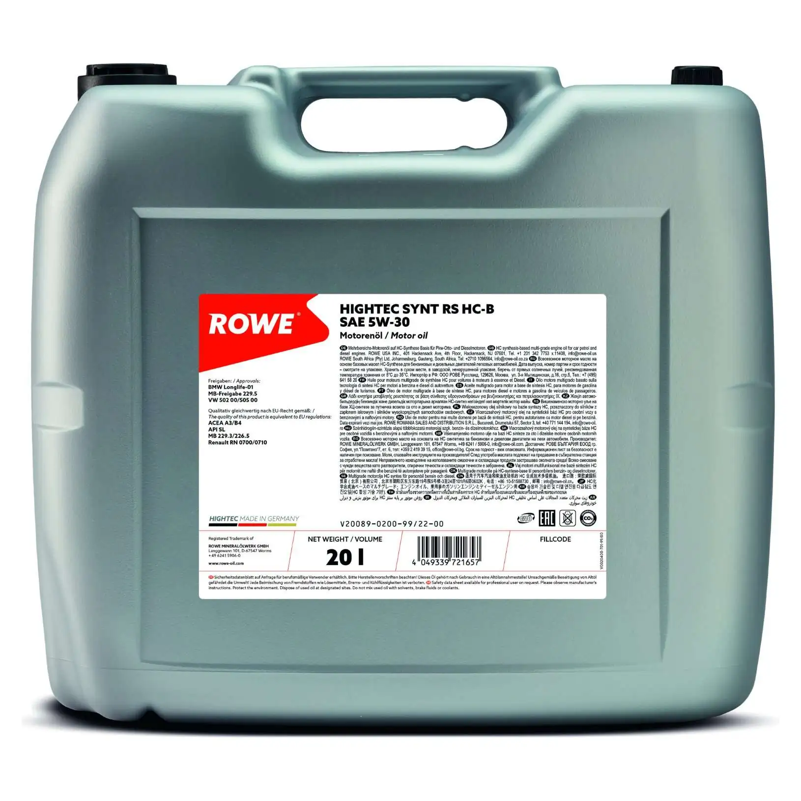 ROWE motorolaj - 20089-0200-99 - TothCarparts