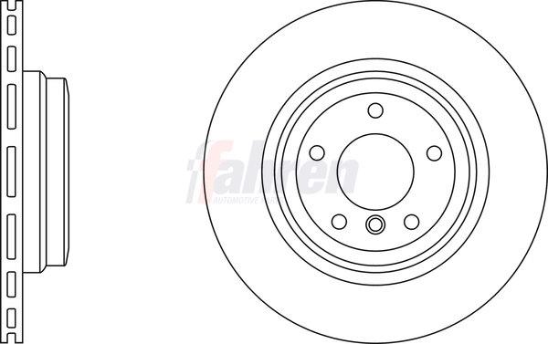 Fahren féktárcsa - FBD6459 - TothCarparts