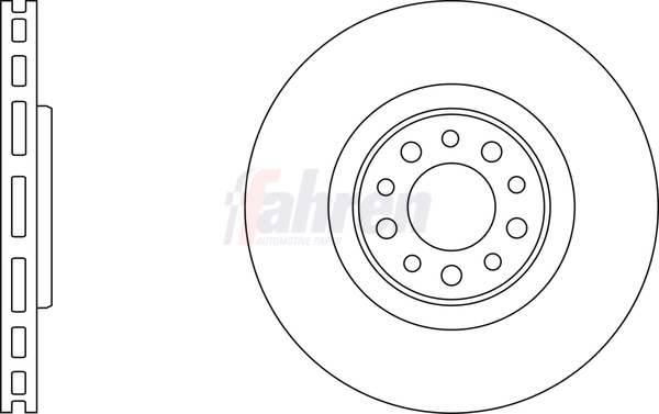 Fahren féktárcsa - FBD6465 - TothCarparts