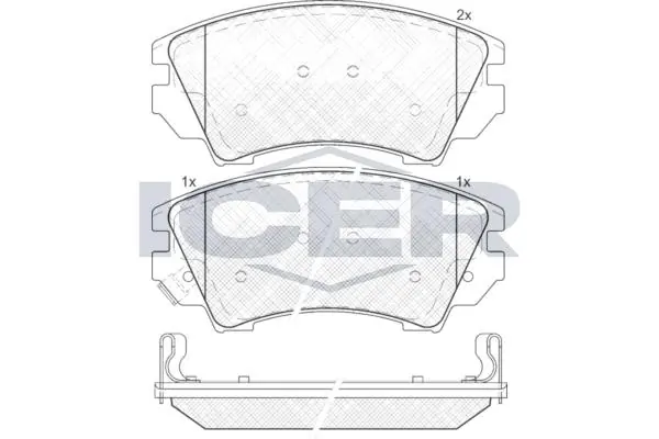 ANDEL fékbetétkészlet, tárcsafék - 181913 - TothCarparts