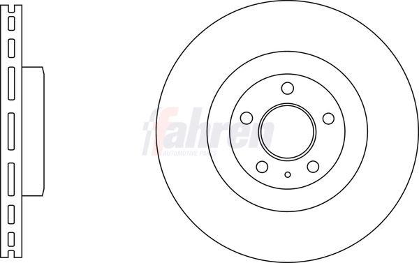 Fahren féktárcsa - FBD6979 - TothCarparts