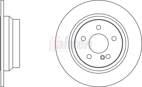 Fahren féktárcsa - FBD6365 - TothCarparts