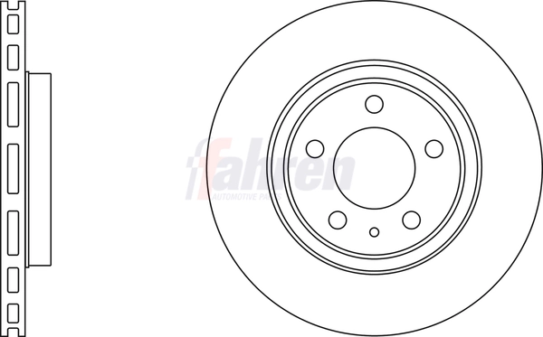 Fahren féktárcsa - FBD6257 - TothCarparts