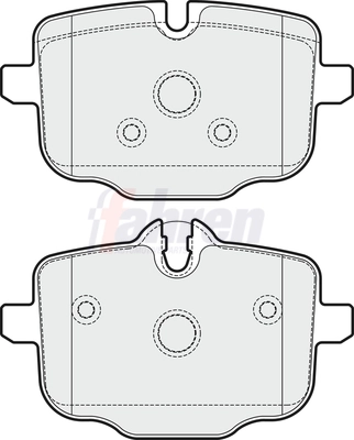 Fahren fékbetétkészlet, tárcsafék - FBP3705 - TothCarparts