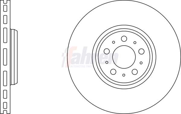 Fahren féktárcsa - FBD6268 - TothCarparts