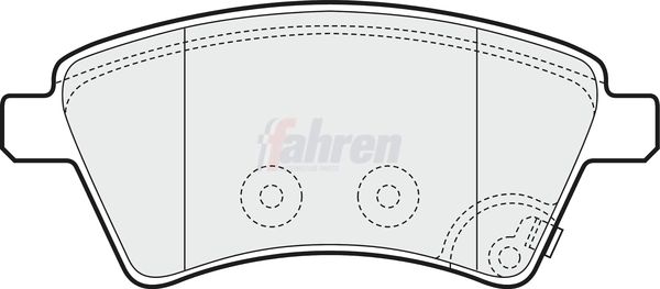 Fahren fékbetétkészlet, tárcsafék - FBP3640 - TothCarparts