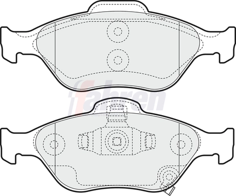 Fahren fékbetétkészlet, tárcsafék - FBP3217 - TothCarparts