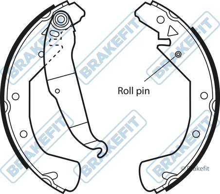 APEC fékpofakészlet - BSH1010 - TothCarparts