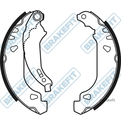 APEC fékpofakészlet - BSH1012 - TothCarparts