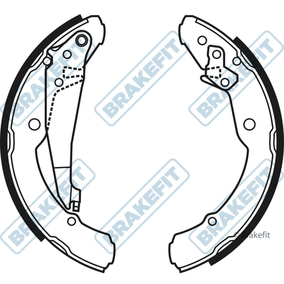 APEC fékpofakészlet - BSH1016 - TothCarparts