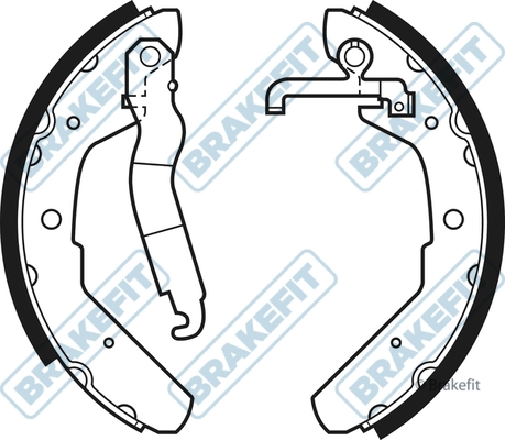 APEC fékpofakészlet - BSH1080 - TothCarparts