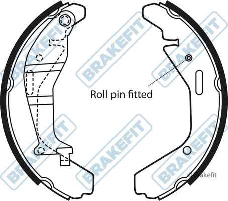 APEC fékpofakészlet - BSH1120 - TothCarparts