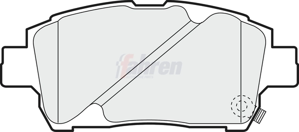 Fahren fékbetétkészlet, tárcsafék - FBP3301 - TothCarparts