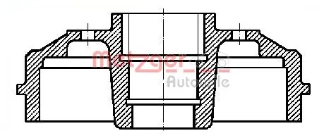 METZGER AUTOTEILE fékdob - BT 1004 - TothCarparts