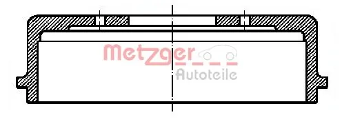 METZGER AUTOTEILE fékdob - BT 219 - TothCarparts
