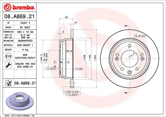 BRECO féktárcsa - BV 6207 - TothCarparts