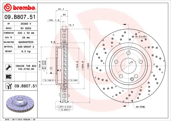 BRECO féktárcsa - BV 9003 - TothCarparts
