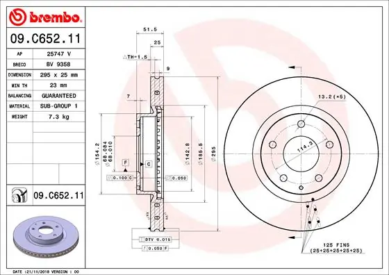 BRECO féktárcsa - BV 9358 - TothCarparts