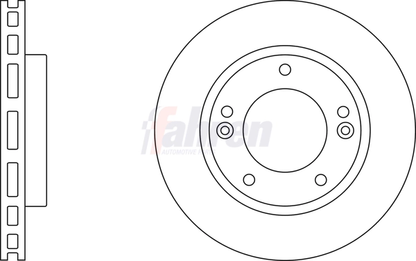 Fahren féktárcsa - FBD6464 - TothCarparts