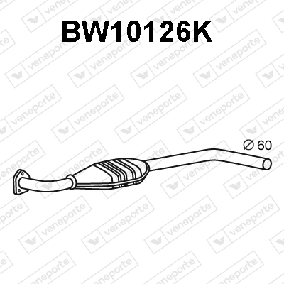 VENEPORTE katalizátor - BW10126K - TothCarparts