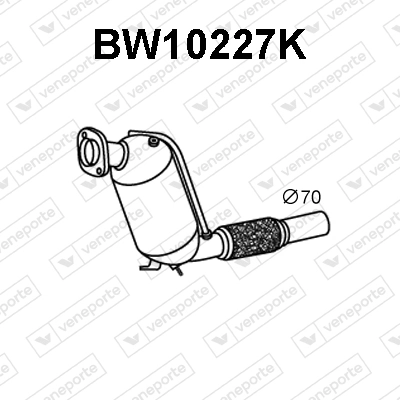 VENEPORTE katalizátor - BW10227K - TothCarparts