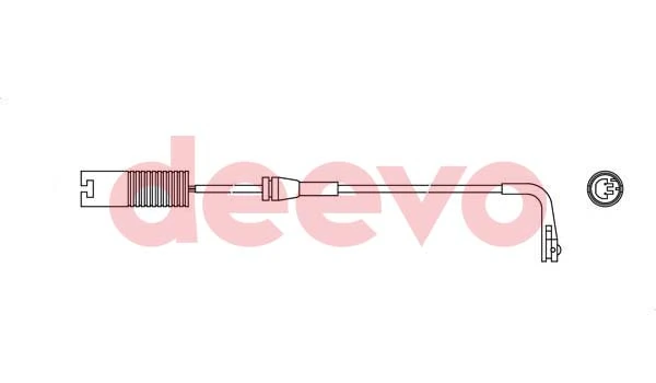 DEEVO figyelmezető kontaktus, fékbetétkopás - BW10700 - TothCarparts