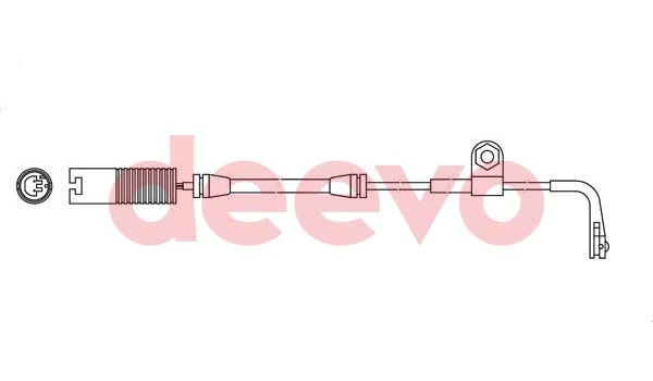 DEEVO figyelmezető kontaktus, fékbetétkopás - BW10720 - TothCarparts