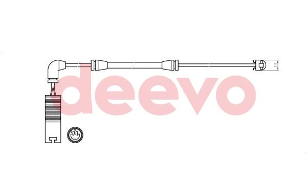 DEEVO figyelmezető kontaktus, fékbetétkopás - BW11180 - TothCarparts