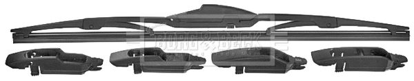 BORG & BECK törlőlapát - BW16R.10 - TothCarparts