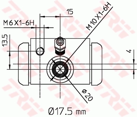 TRW fékmunkahenger - BWC243 - TothCarparts