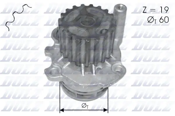 ANDEL Vízszivattyú, motorhűtés - 101776 - TothCarparts