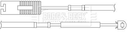 BORG & BECK figyelmezető kontaktus, fékbetétkopás - BWL3073 - TothCarparts