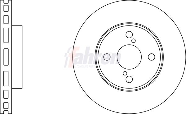 Fahren féktárcsa - FBD6044 - TothCarparts