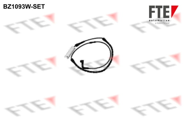 FTE figyelmezető kontaktus, fékbetétkopás - BZ1093W-SET - TothCarparts