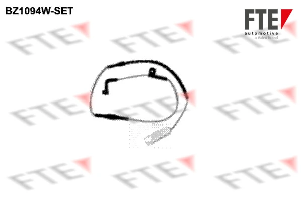 FTE figyelmezető kontaktus, fékbetétkopás - BZ1094W-SET - TothCarparts