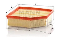 MANN-FILTER légszűrő - C 23 129 - TothCarparts