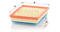 MANN-FILTER légszűrő - C 24 036 - TothCarparts