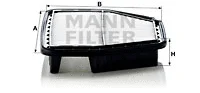 MANN-FILTER légszűrő - C 29 008 - TothCarparts