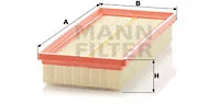 MANN-FILTER légszűrő - C 32 108 - TothCarparts