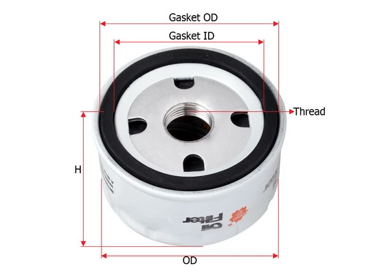 SAKURA Automotive olajszűrő - C-2516 - TothCarparts