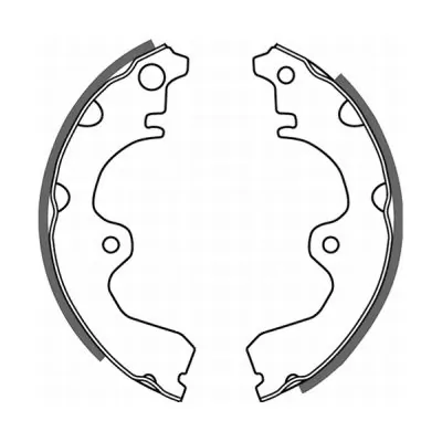 ABE fékpofakészlet - C02047ABE - TothCarparts