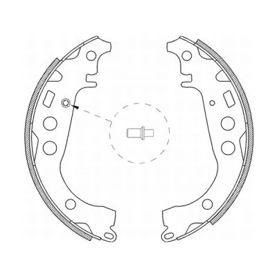 ABE fékpofakészlet - C02059ABE - TothCarparts