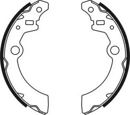 ABE fékpofakészlet - C08021ABE - TothCarparts