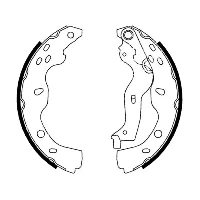 ABE fékpofakészlet - C08024ABE - TothCarparts