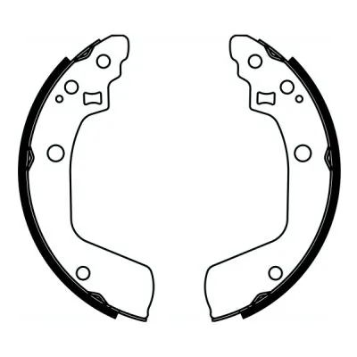 ABE fékpofakészlet - C08029ABE - TothCarparts